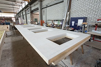 Foto vom LENO®-ADD-Wandelemente, bei der Behandlung. 