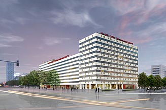 Visualisierung vom „Haus der Statistik“ in Berlin.