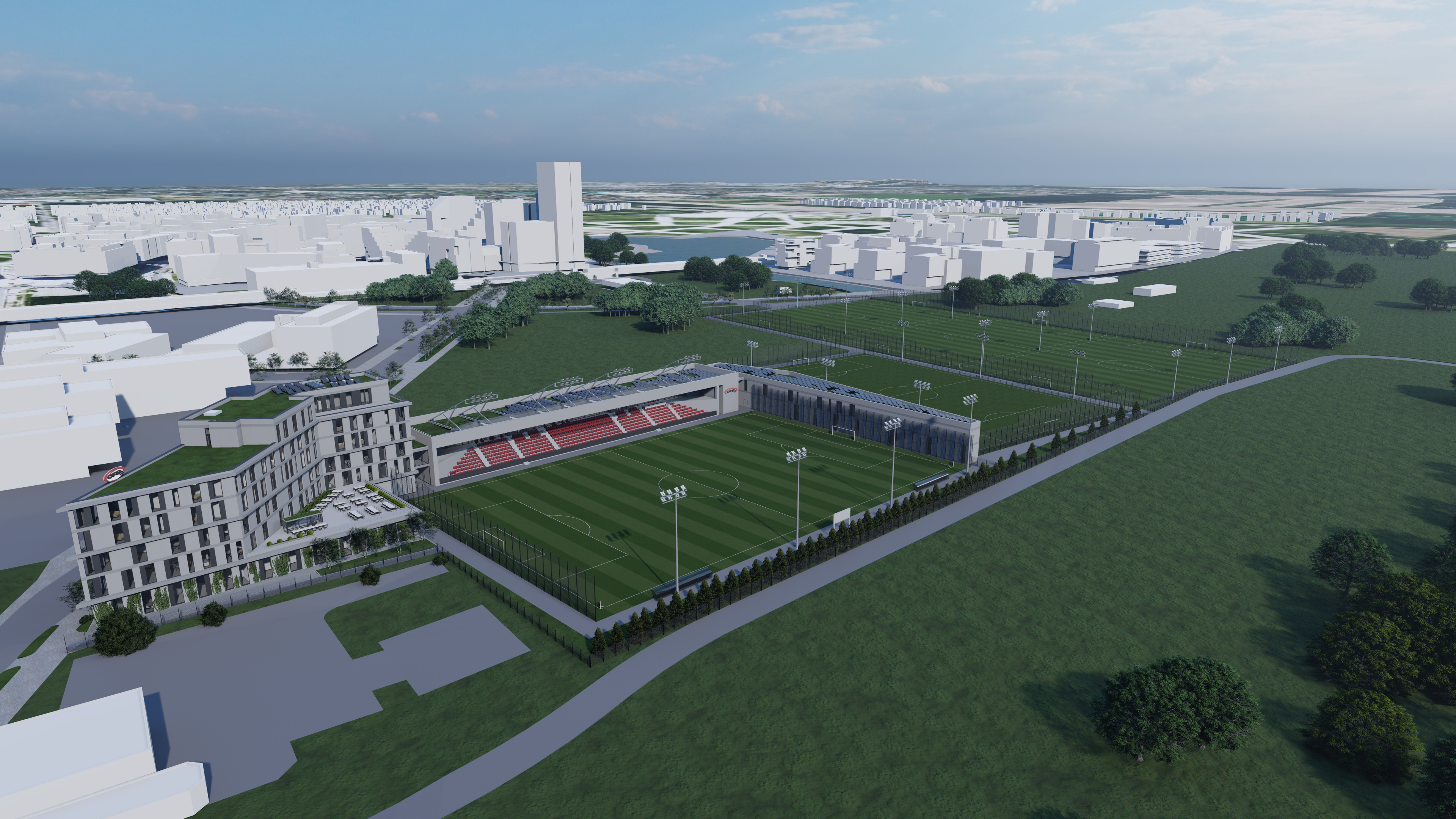 Visualisierung von ÖFB Campus