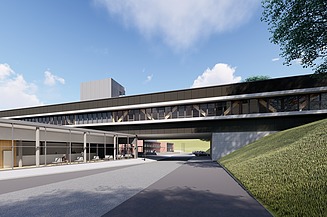 Visualisierung von einer Brücke.   