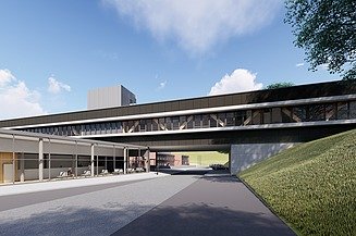 Visualisierung von einer Brücke.   