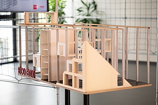 Model von dem Projekt Eco-Box. 
