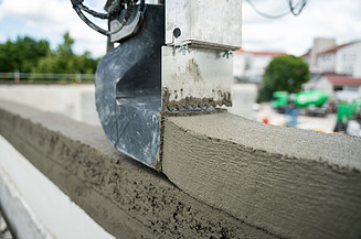 Betonschichten