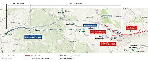 Pfaffensteig Tunnel (map view)