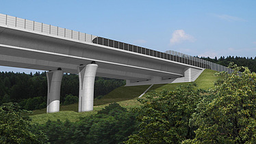 Photo of a highway bridge