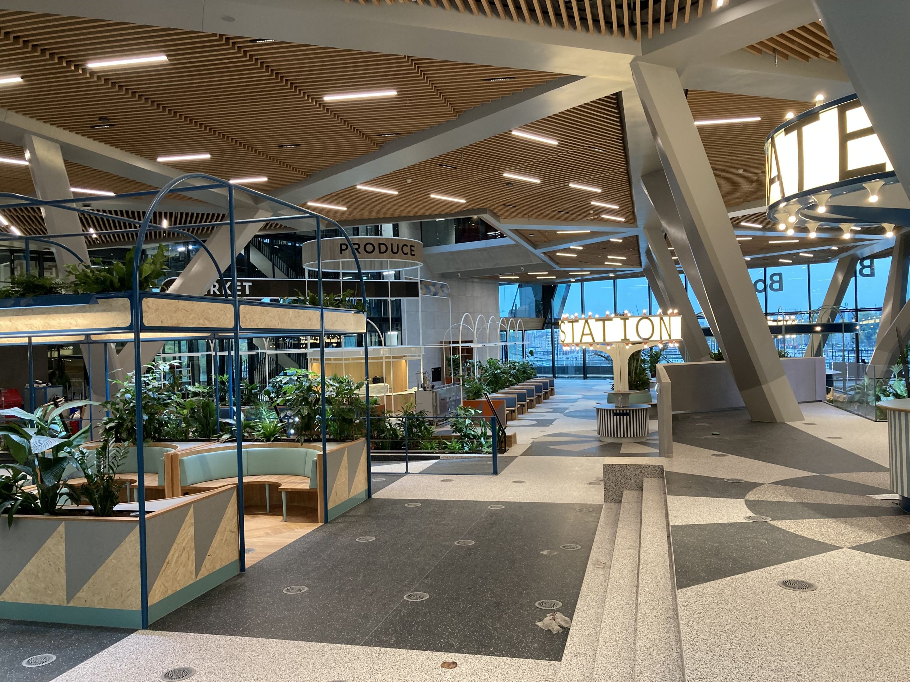 Foto von der „ODE“ in Amsterdam von innen.    