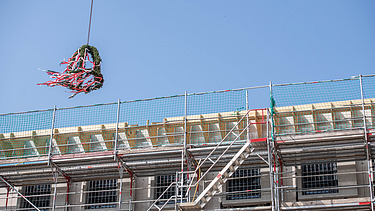 Foto vom Richtkranz des JVA Willich I.