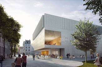 Visualisation from the Hochschule für Musik und Tanz.