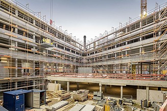 Foto vom Rohbau des WESTEND Offices.