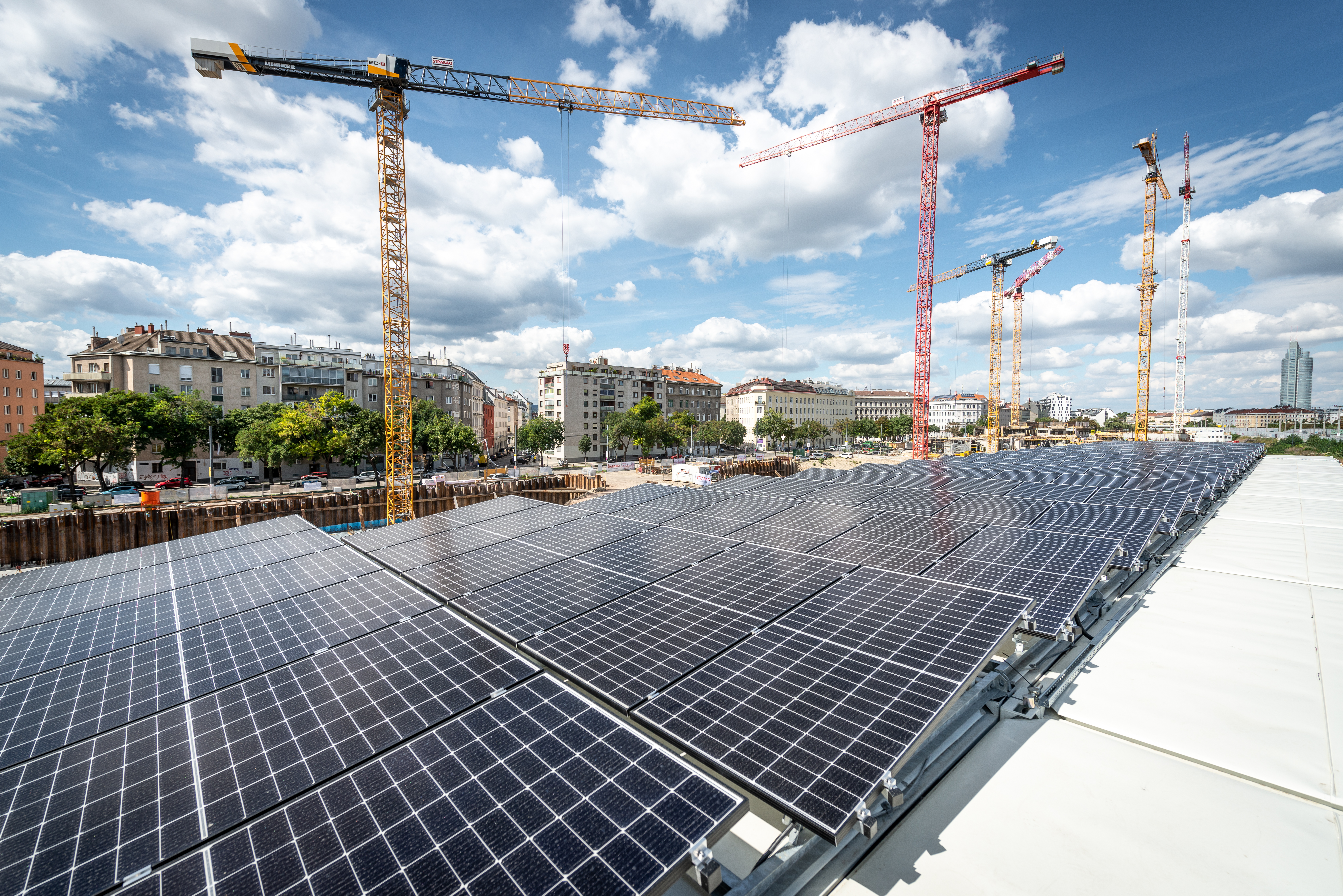 Foto der STRABAG-Photovoltaikanlage
