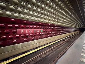 U-Bahn-Station Flora in Prag