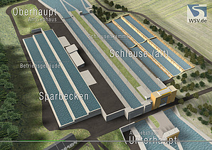 Illustration of the new lock in Kriegenbrunn