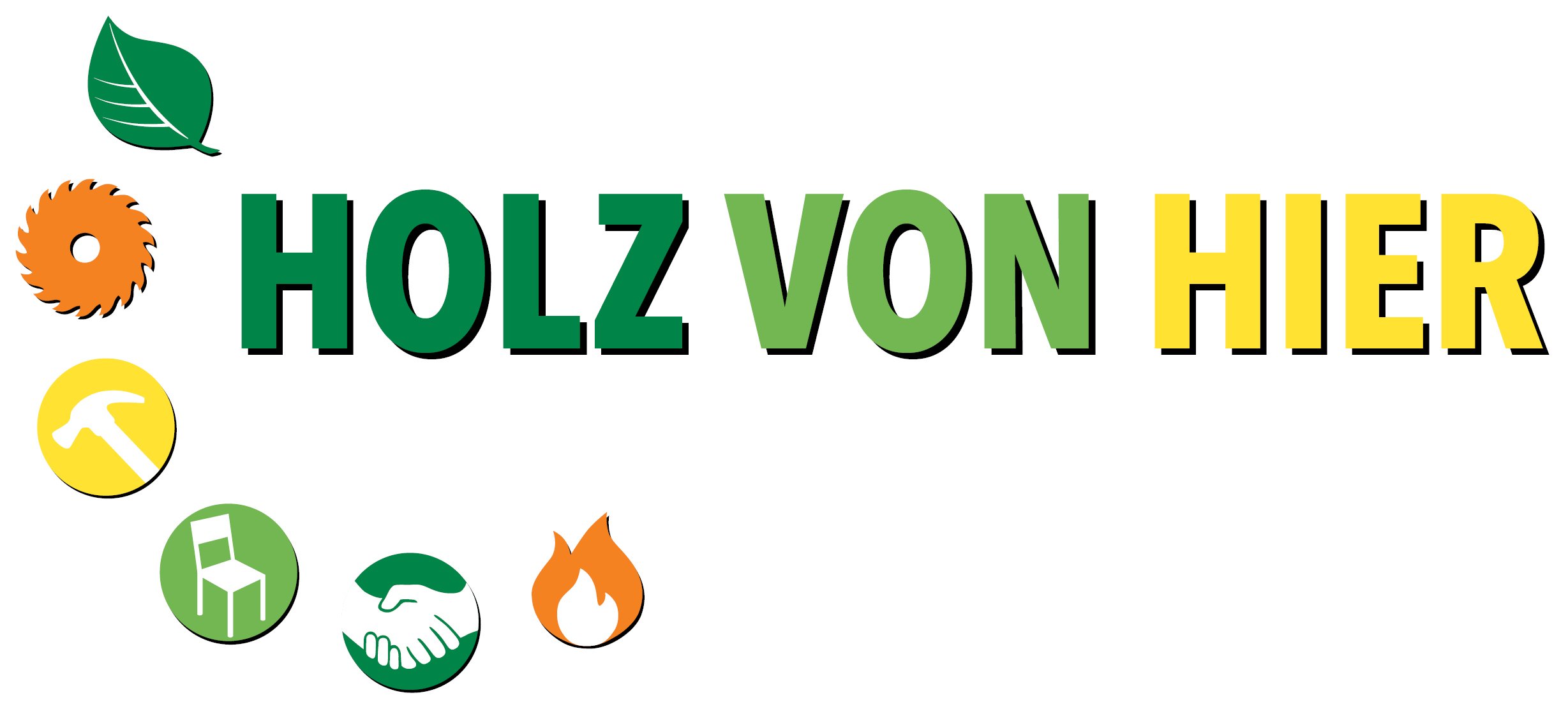 Logo von „Holz von Hier“.