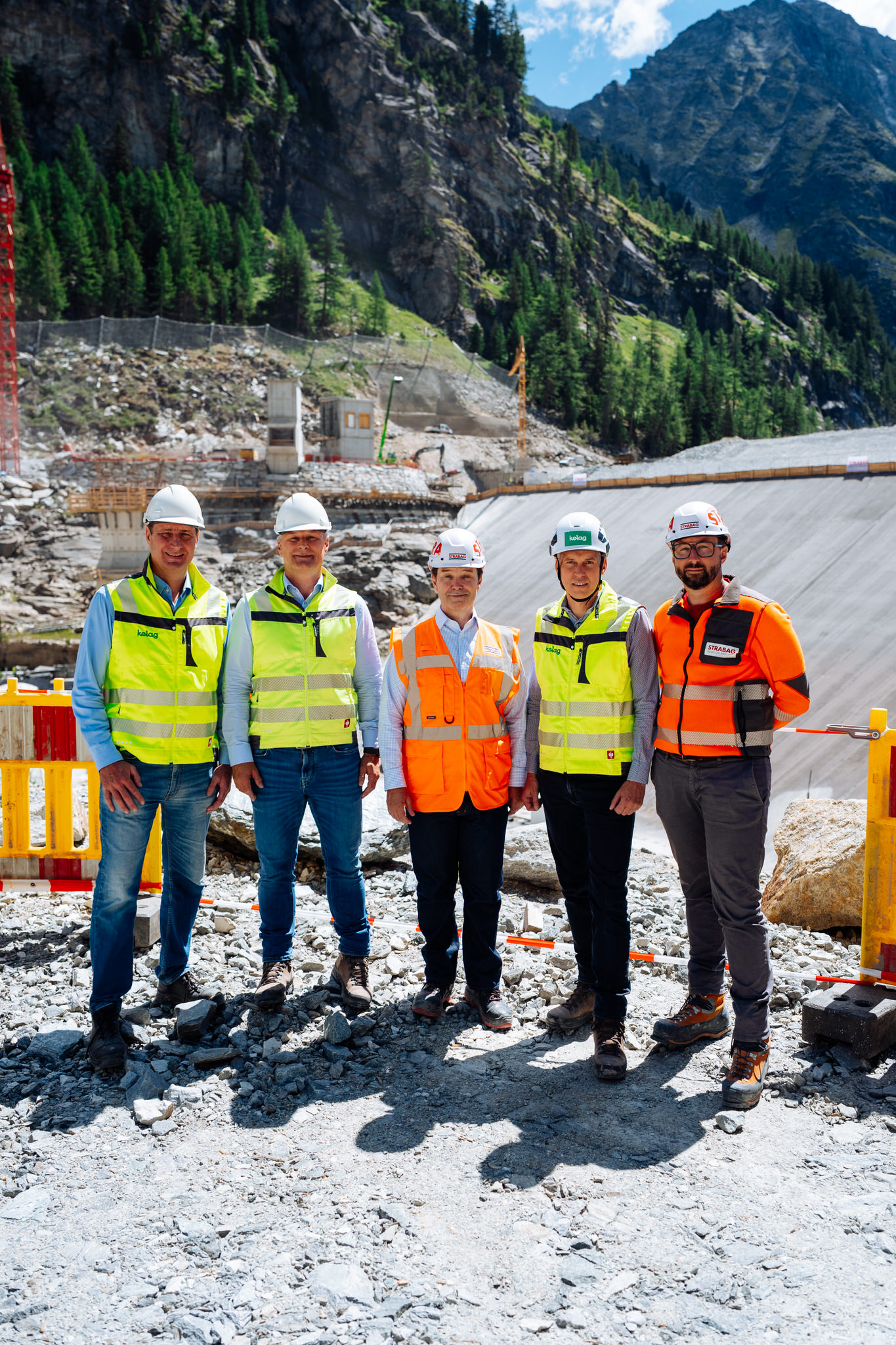 Foto des Projektteams am Wurtenspeicher