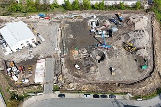 STRABAG erprobt teilelektrische Baustelle in Oberhausen erfolgreich im Praxistest