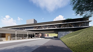 Visualisierung von einer Brücke.   