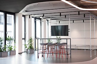 Foto von einem Hubspace im Innovation Center in Stuttgart. 