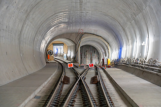 Weiche im Pfaffensteigtunnel