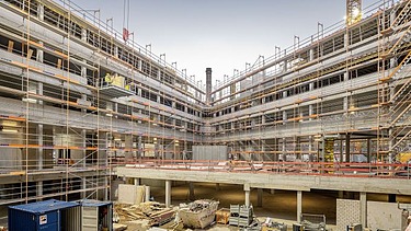 Foto vom Rohbau des WESTEND Offices.