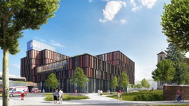 Die neue Zentrale Notaufnahme ist Teil des neuen Zentralbaus der Klinik Favoriten, einem der größten Gesundheitsbauprojekte des Wiener Gesundheitsverbundes.  
