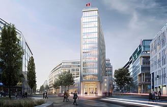 Visualisierung SPRINGER QUARTIER Hamburg.