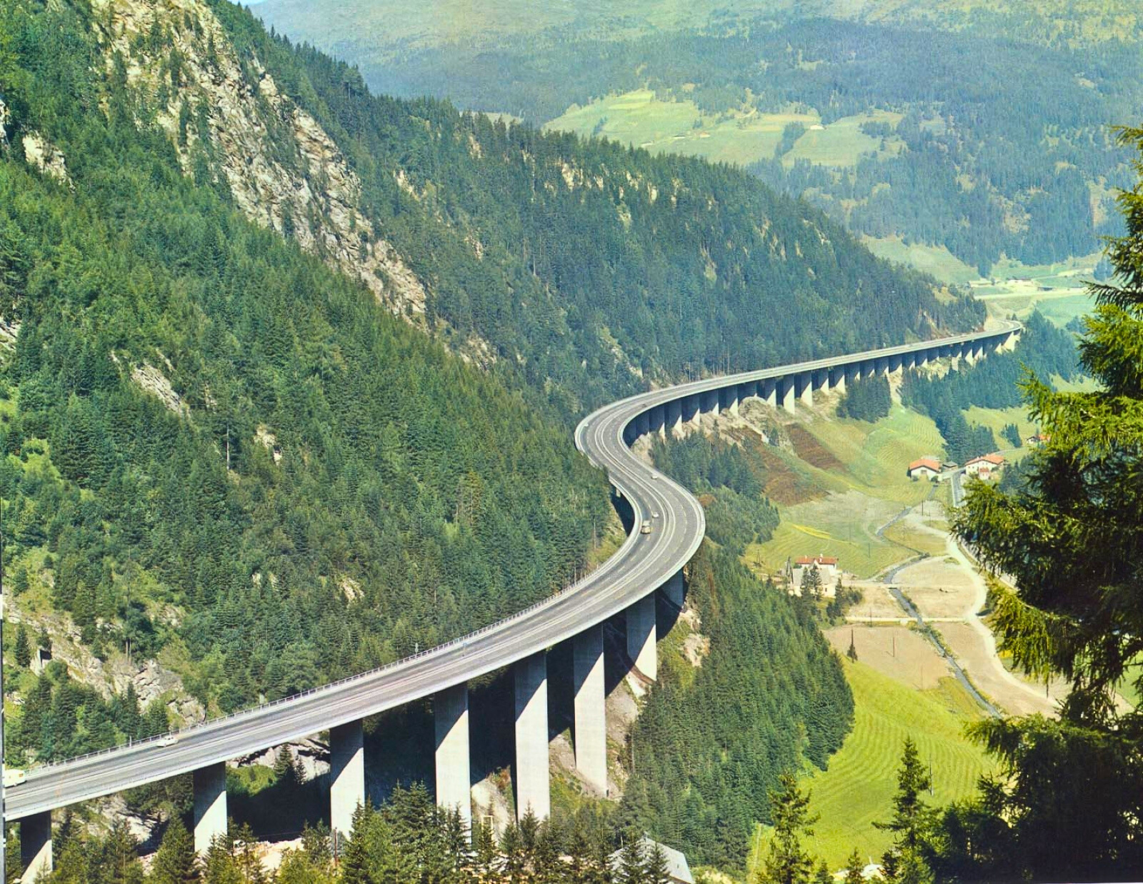 Lueg bridge on the Brenner highway