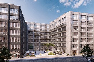 Frontansicht vom BORX Hamburg