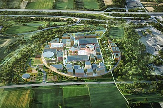 IPAI Campus aus der Vogelperspektive