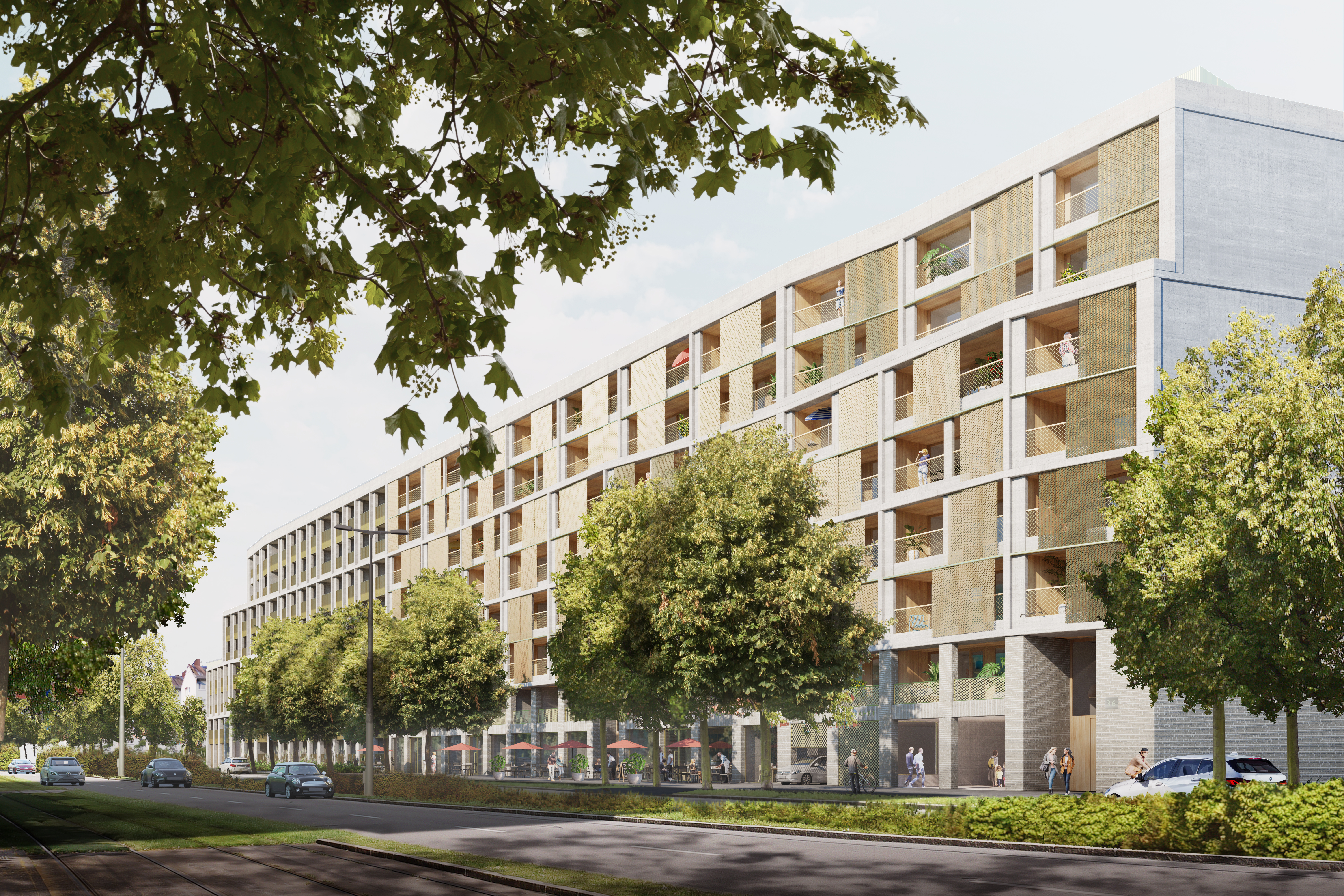 Visualisierung von Mietwohnungen in München.