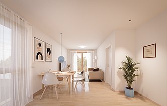 Bild einer TETRIQX Wohnung von innen