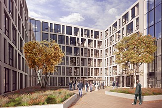 Visualisierung Konzernhaus Albstadtweg.