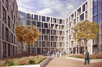 Visualisierung Konzernhaus Albstadtweg.