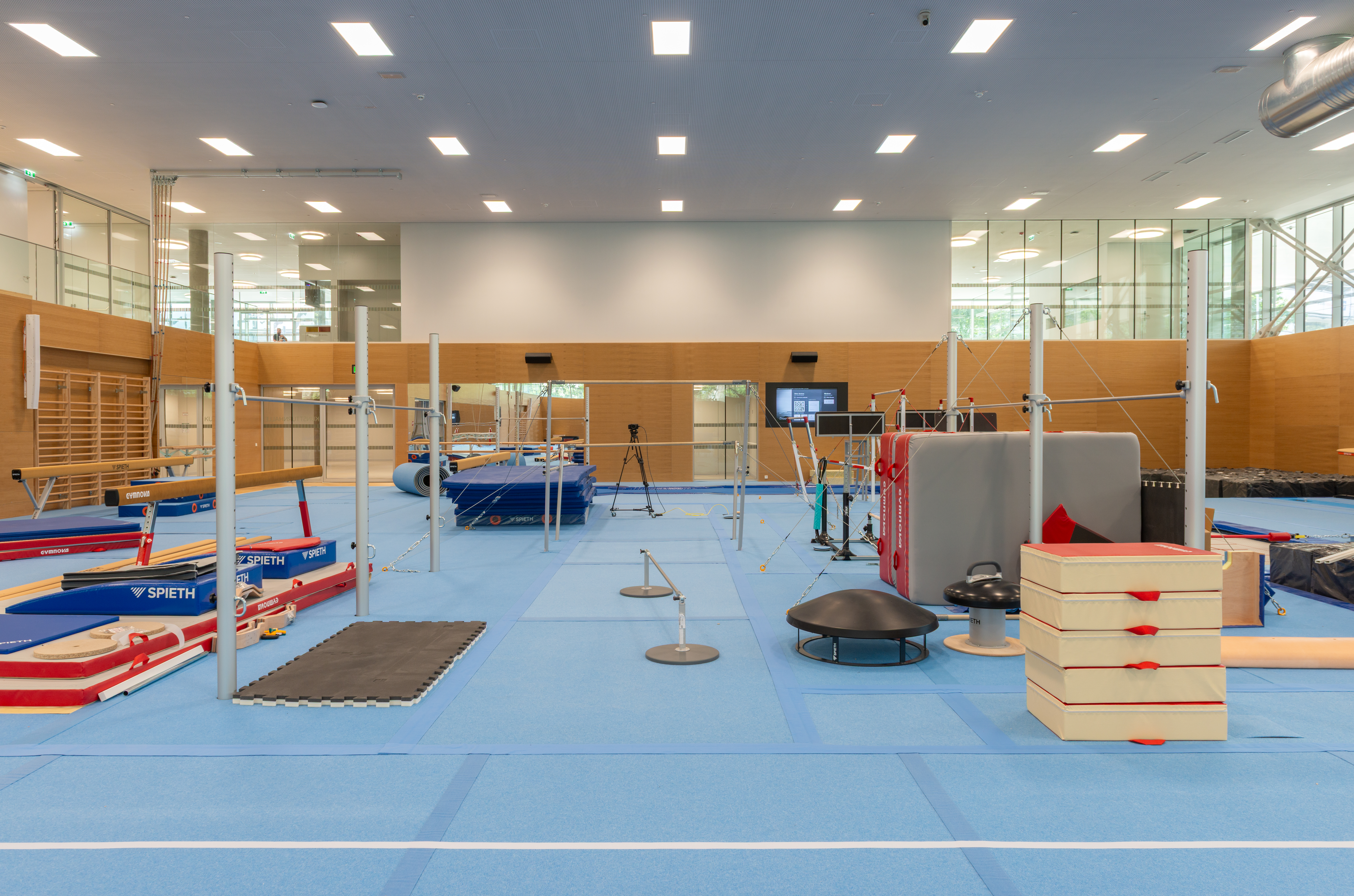 Foto der Kunstturnhalle in der neuen Sport Arena Wien