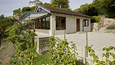 Foto vom ZÜBLIN-Weinberghaus.