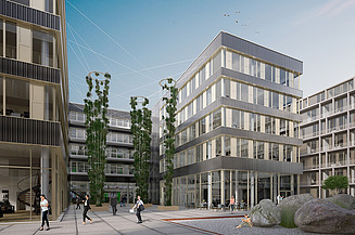 Visualisierung des JobRad Campus Standort Süd.