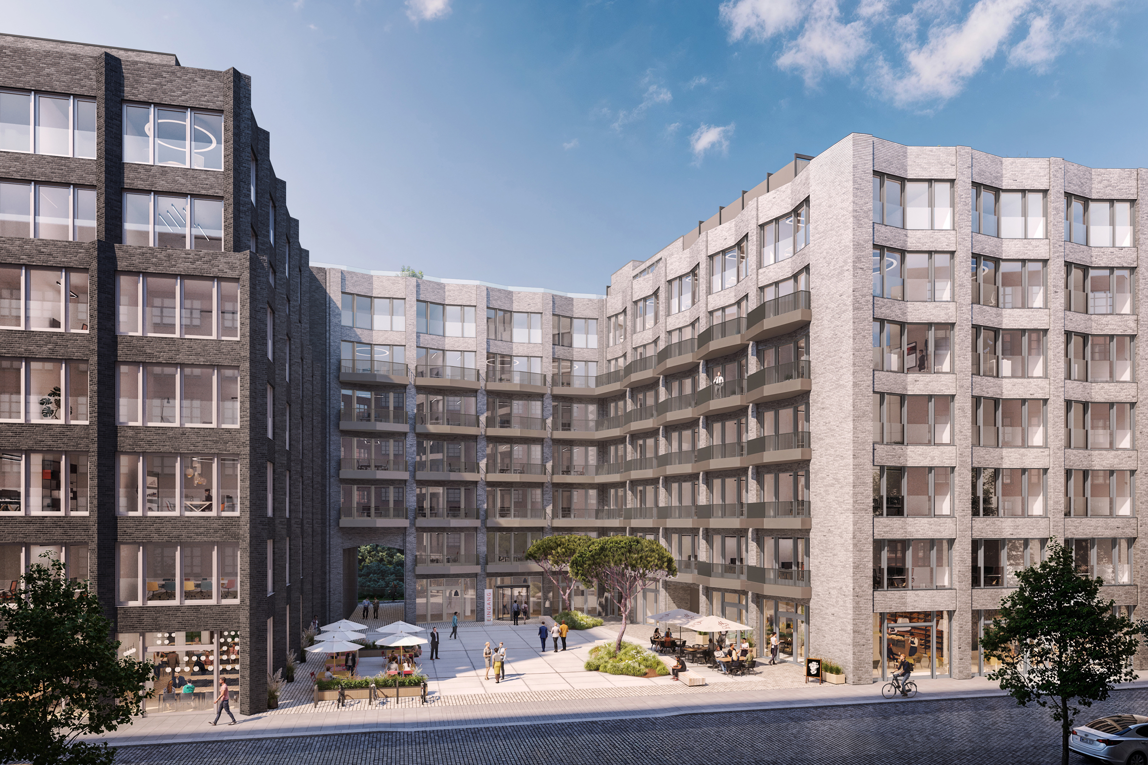 Frontansicht vom BORX Hamburg