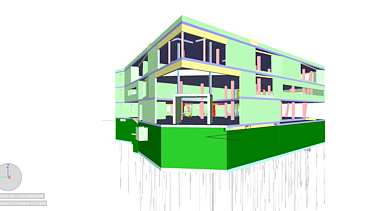 The image shows a BIM 5D® model