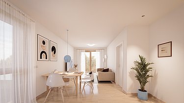 Bild einer TETRIQX Wohnung von innen