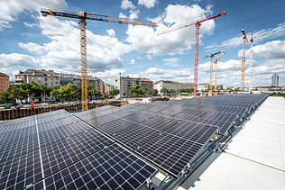 Foto der STRABAG-Photovoltaikanlage