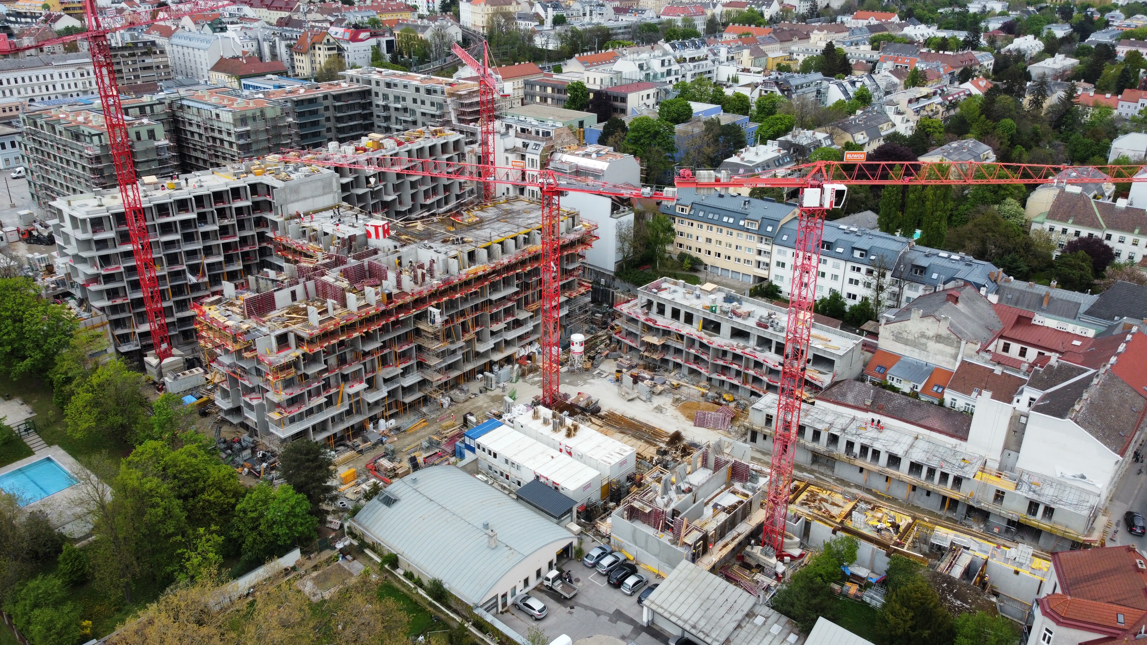 Foto von Stadtentwicklungsprojekt Kennedy Garden aus der Vogelperspektive