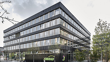 Visualisierung des JobRad Campus Standort Nord.