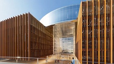 The picture shows a building