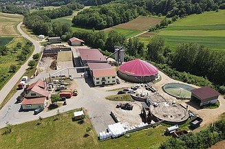 Betriebshof von oben