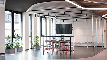 Foto von einem Hubspace im Innovation Center in Stuttgart. 