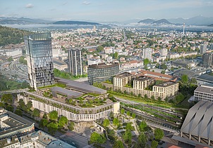 The construction contract for the second, southern part of the Emonika project development in Ljubljana, Slovenia, was also awarded to STRABAG and will be carried out jointly by the company's units of Ljubljana, Belgrade and Budapest