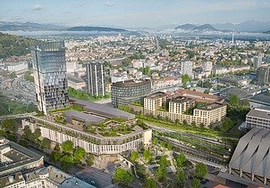 The construction contract for the second, southern part of the Emonika project development in Ljubljana, Slovenia, was also awarded to STRABAG and will be carried out jointly by the company's units of Ljubljana, Belgrade and Budapest