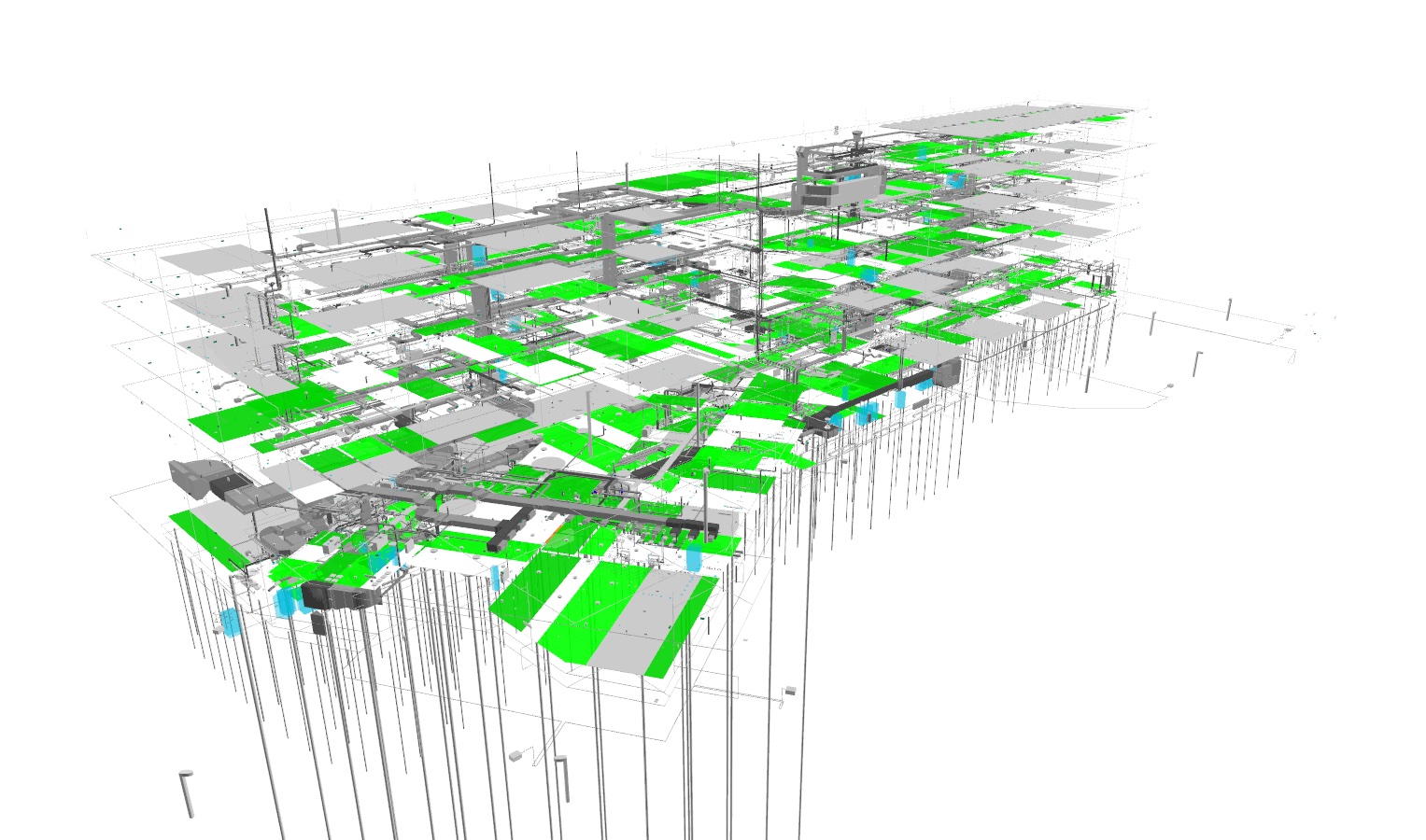 BIM-Gebäudetechnikmodell Bildungscampus Landggutgasse