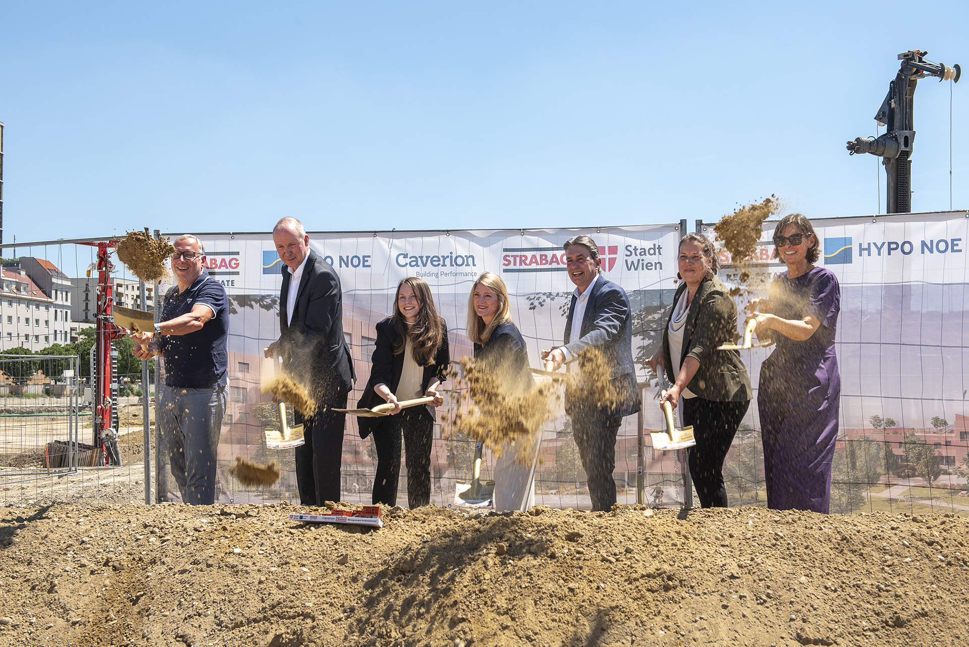 Ground-breaking ceremony at the Nordwestbahnhof campus 