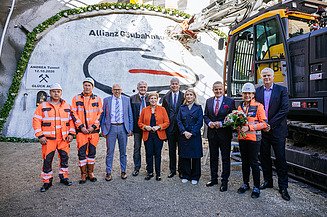 Feierlichkeiten zum Pfaffensteigtunnel