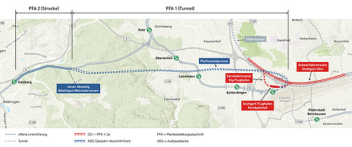 Pfaffensteigtunnel Kartenansicht
